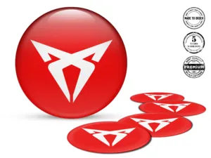 Seat Cupra Ruota Decalcomania Edizione Stile Cupola Qualità